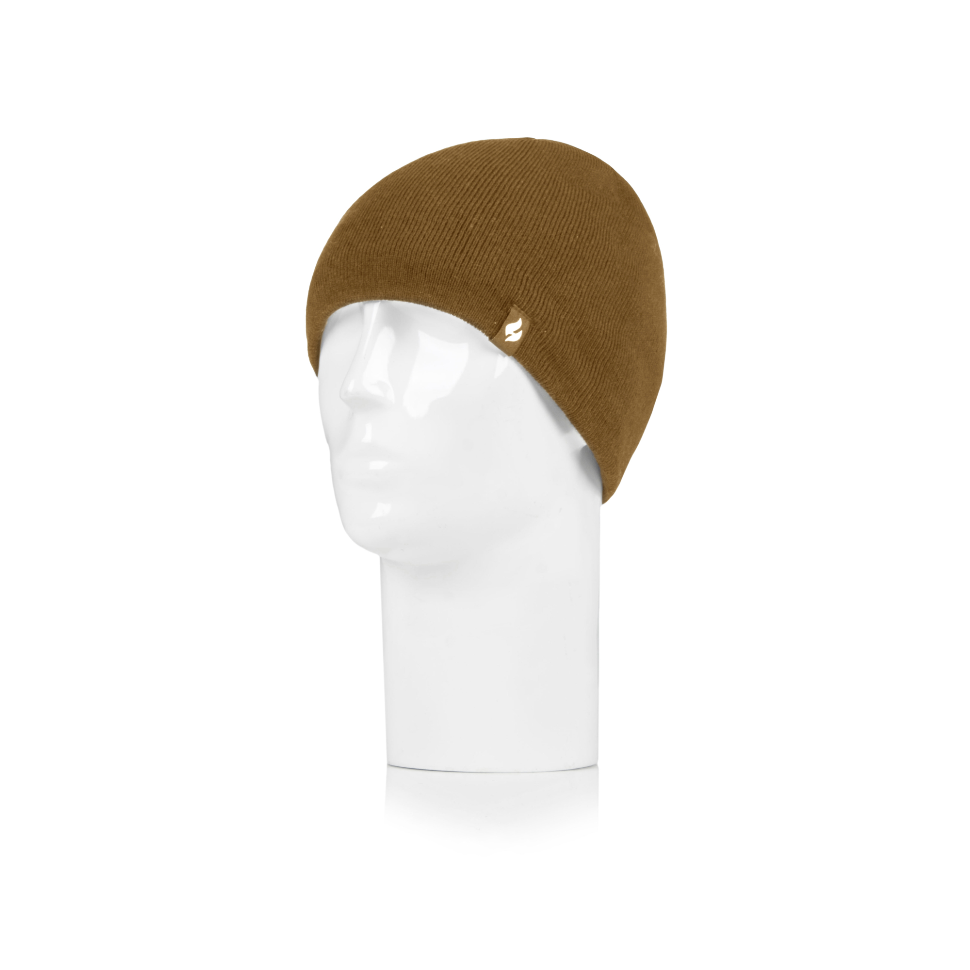 Heat Holders Men's David Flat Knit Watch Cap Brown One Size